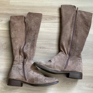 Knee High Suede Boots